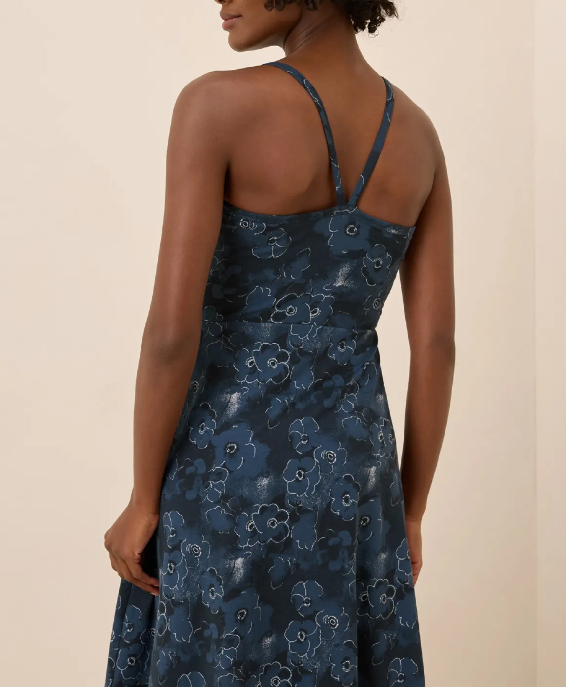 Organic Fit & Flare Midi Dress