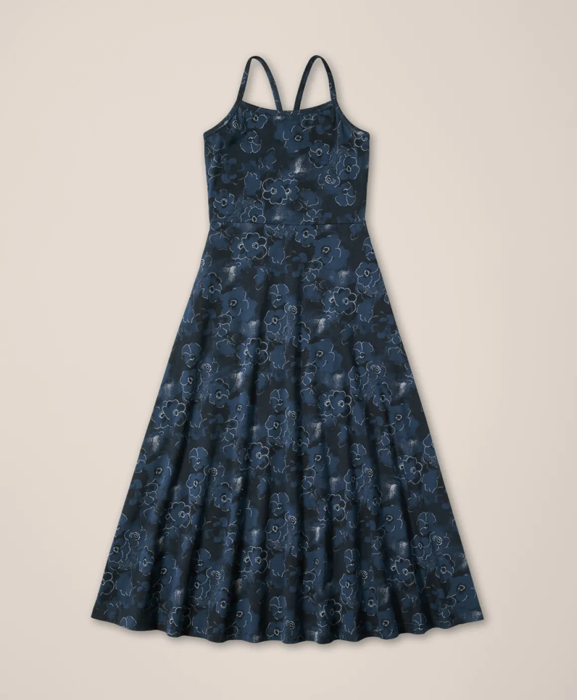 Organic Fit & Flare Midi Dress