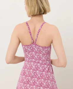 Organic Fit & Flare Midi Dress