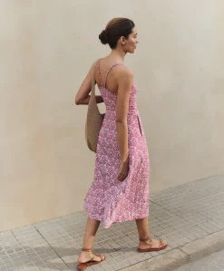 Organic Fit & Flare Midi Dress