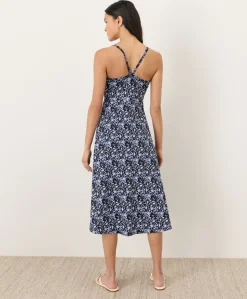 Organic Fit & Flare Midi Dress