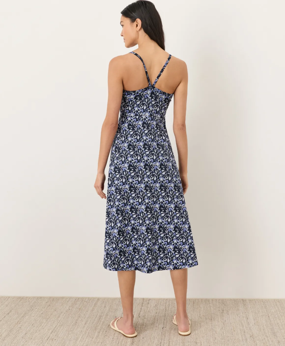 Organic Fit & Flare Midi Dress