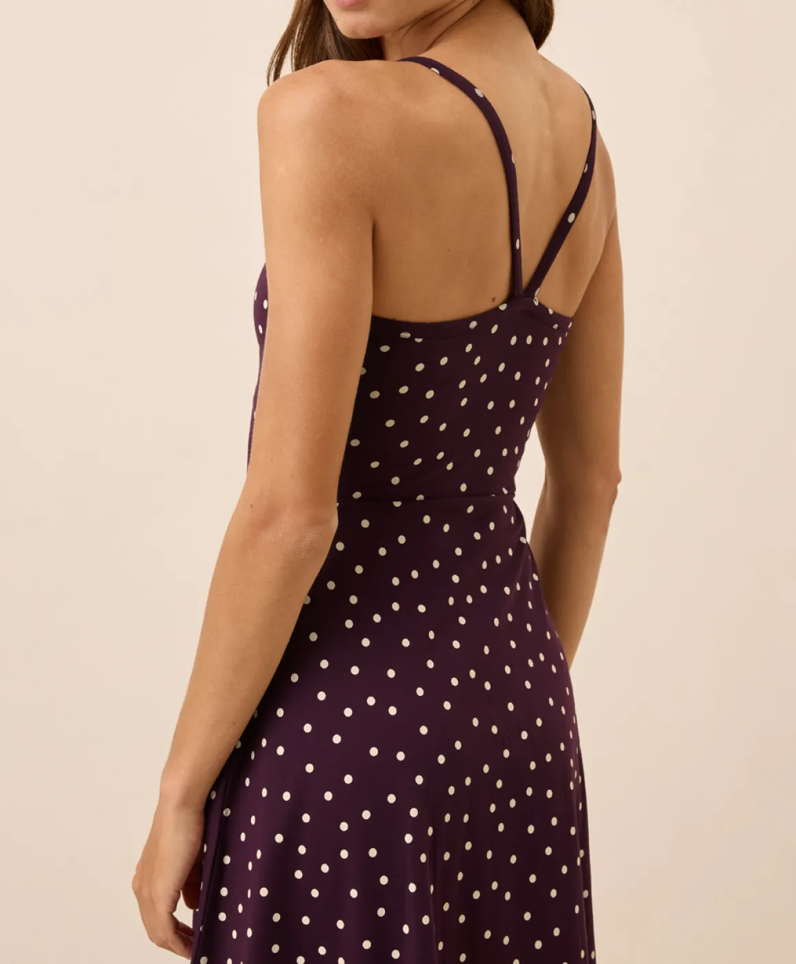Organic Fit & Flare Midi Dress