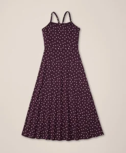 Organic Fit & Flare Midi Dress