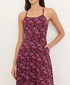 Organic Fit & Flare Midi Dress