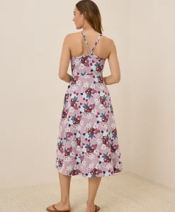 Organic Fit & Flare Midi Dress