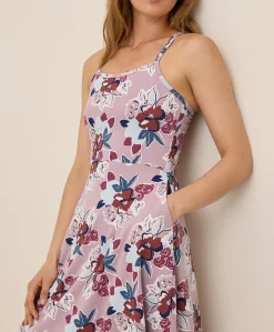 Organic Fit & Flare Midi Dress