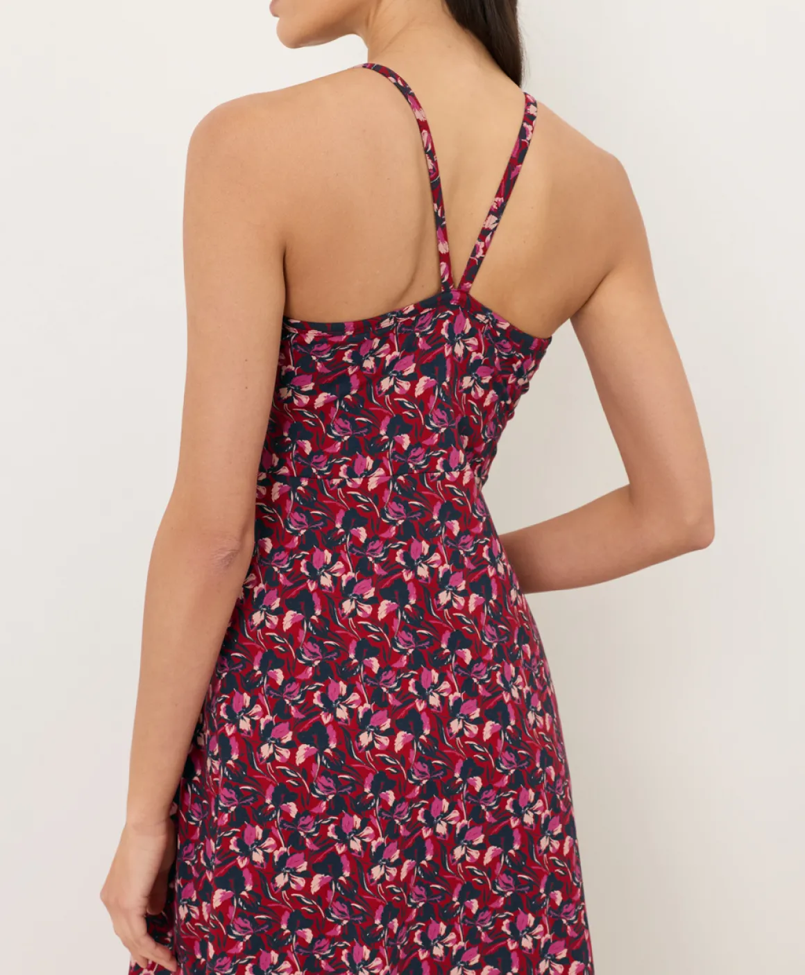 Organic Fit & Flare Midi Dress