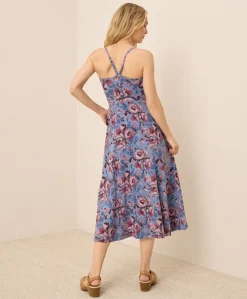 Organic Fit & Flare Midi Dress