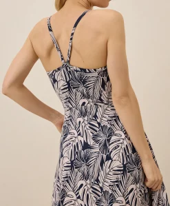 Organic Fit & Flare Midi Dress