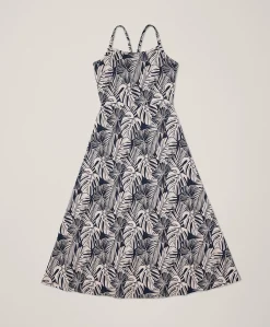 Organic Fit & Flare Midi Dress