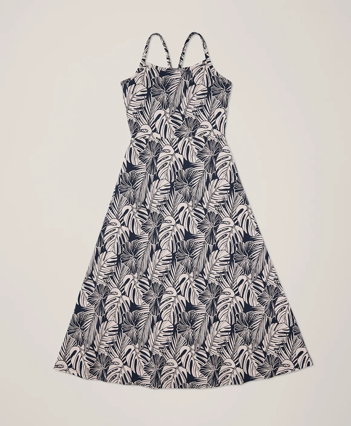 Organic Fit & Flare Midi Dress