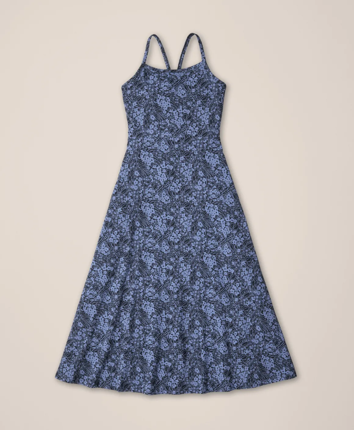 Organic Fit & Flare Midi Dress