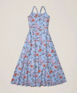 Organic Fit & Flare Midi Dress
