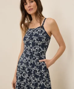Organic Fit & Flare Midi Dress