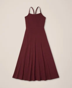 Organic Fit & Flare Midi Dress