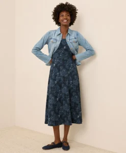 Organic Fit & Flare Midi Dress