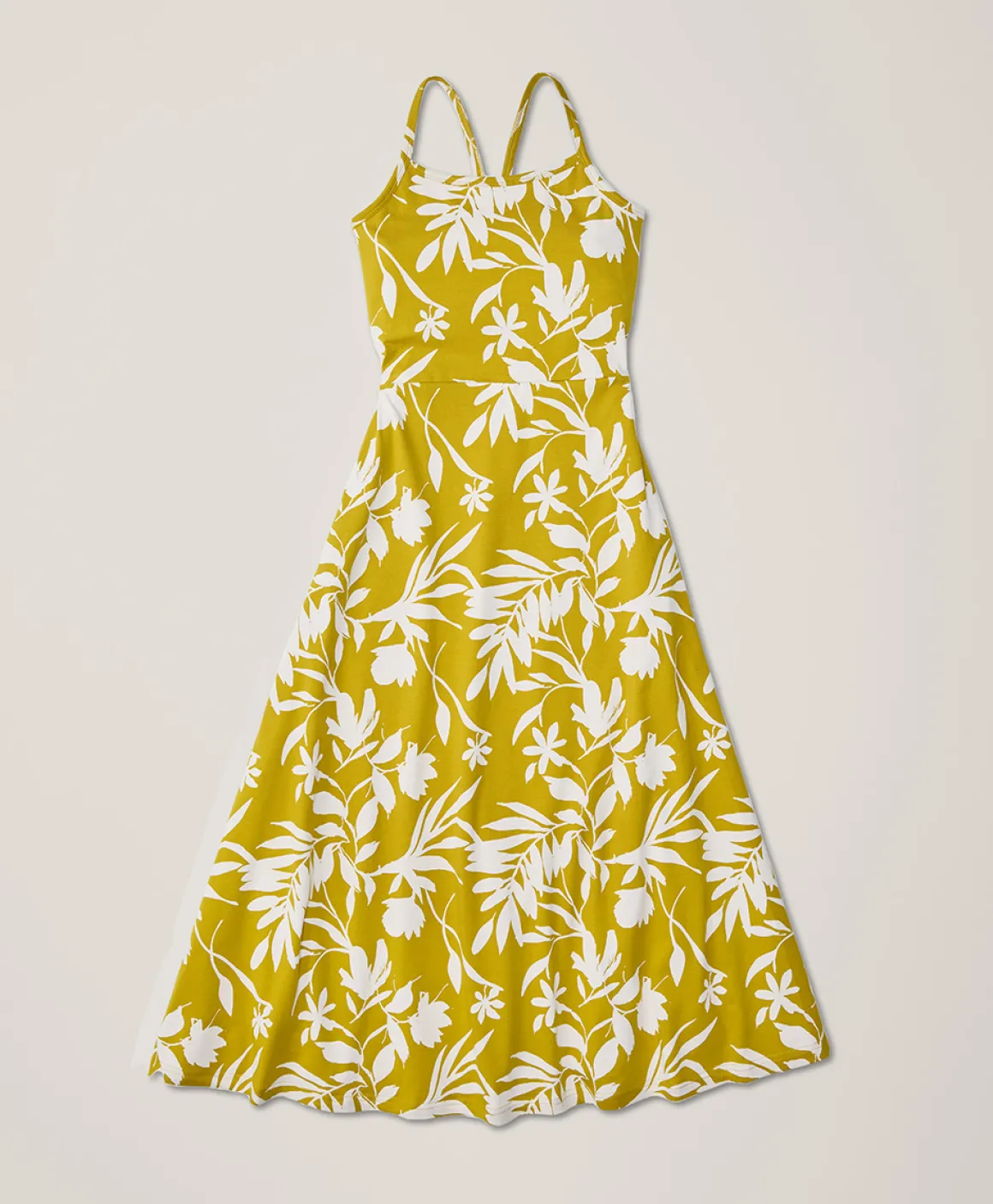 Organic Fit & Flare Midi Dress