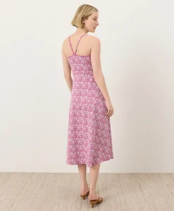 Organic Fit & Flare Midi Dress