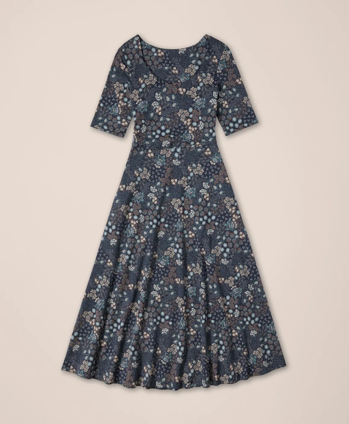 Organic Fit & Flare Signature Scoop Dress