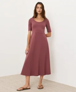Organic Fit & Flare Signature Scoop Dress