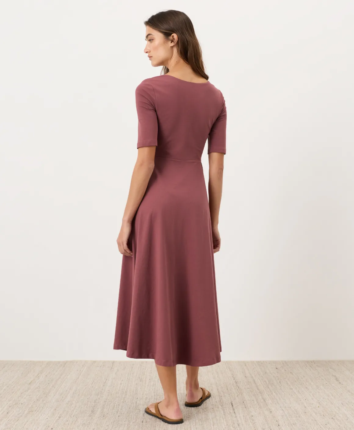 Organic Fit & Flare Signature Scoop Dress