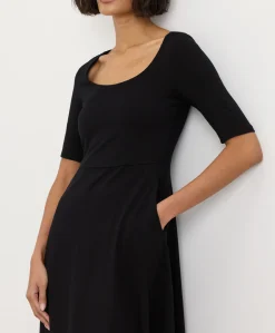Organic Fit & Flare Signature Scoop Dress