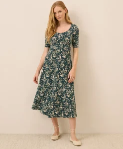 Organic Fit & Flare Signature Scoop Dress