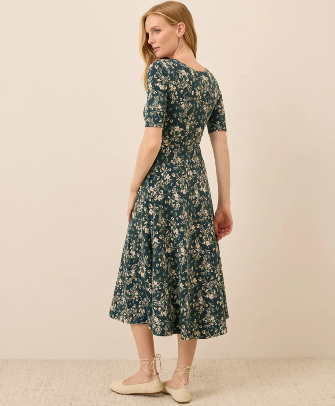 Organic Fit & Flare Signature Scoop Dress