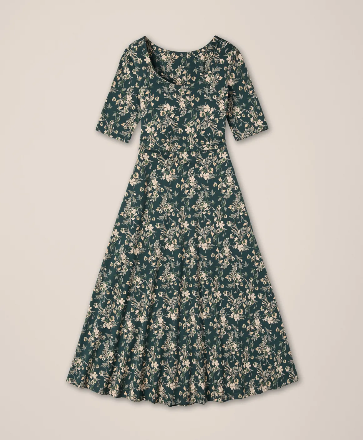 Organic Fit & Flare Signature Scoop Dress