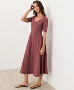 Organic Fit & Flare Signature Scoop Dress