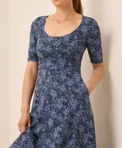 Organic Fit & Flare Signature Scoop Dress