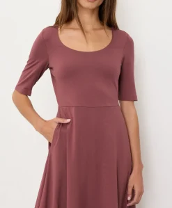 Organic Fit & Flare Signature Scoop Dress