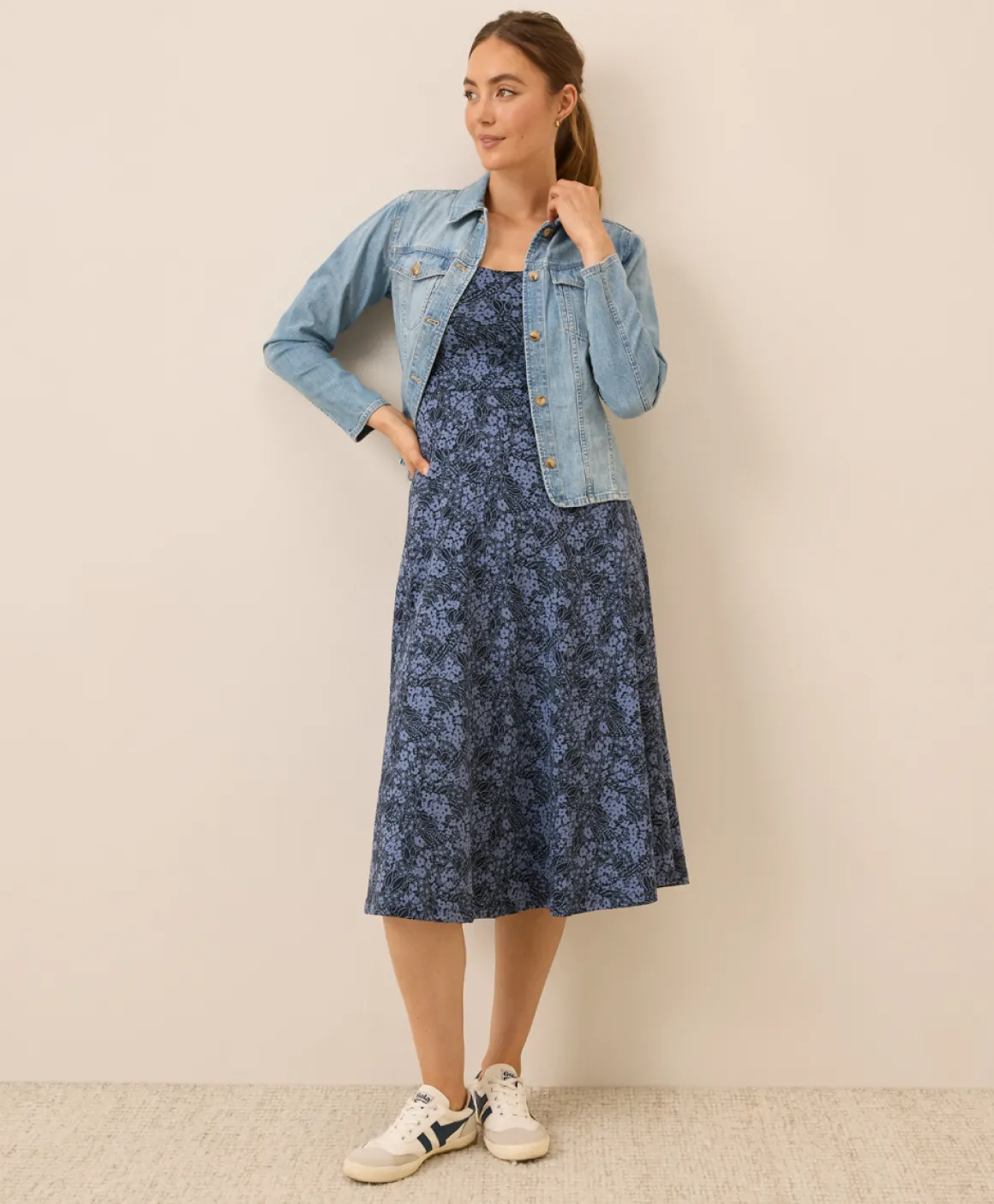 Organic Fit & Flare Signature Scoop Dress