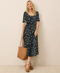 Organic Fit & Flare Signature Scoop Dress