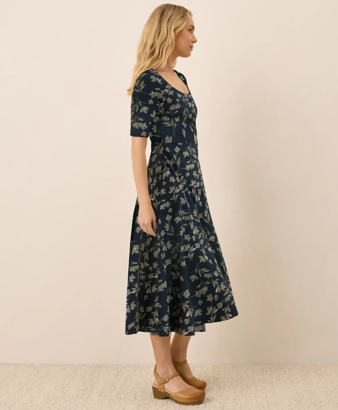 Organic Fit & Flare Signature Scoop Dress