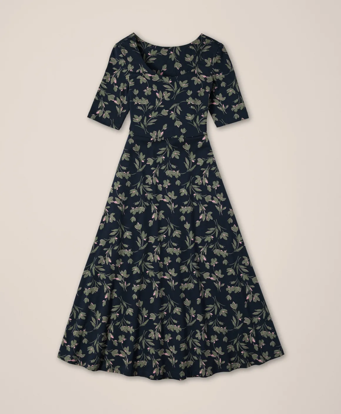 Organic Fit & Flare Signature Scoop Dress