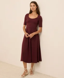 Organic Fit & Flare Signature Scoop Dress
