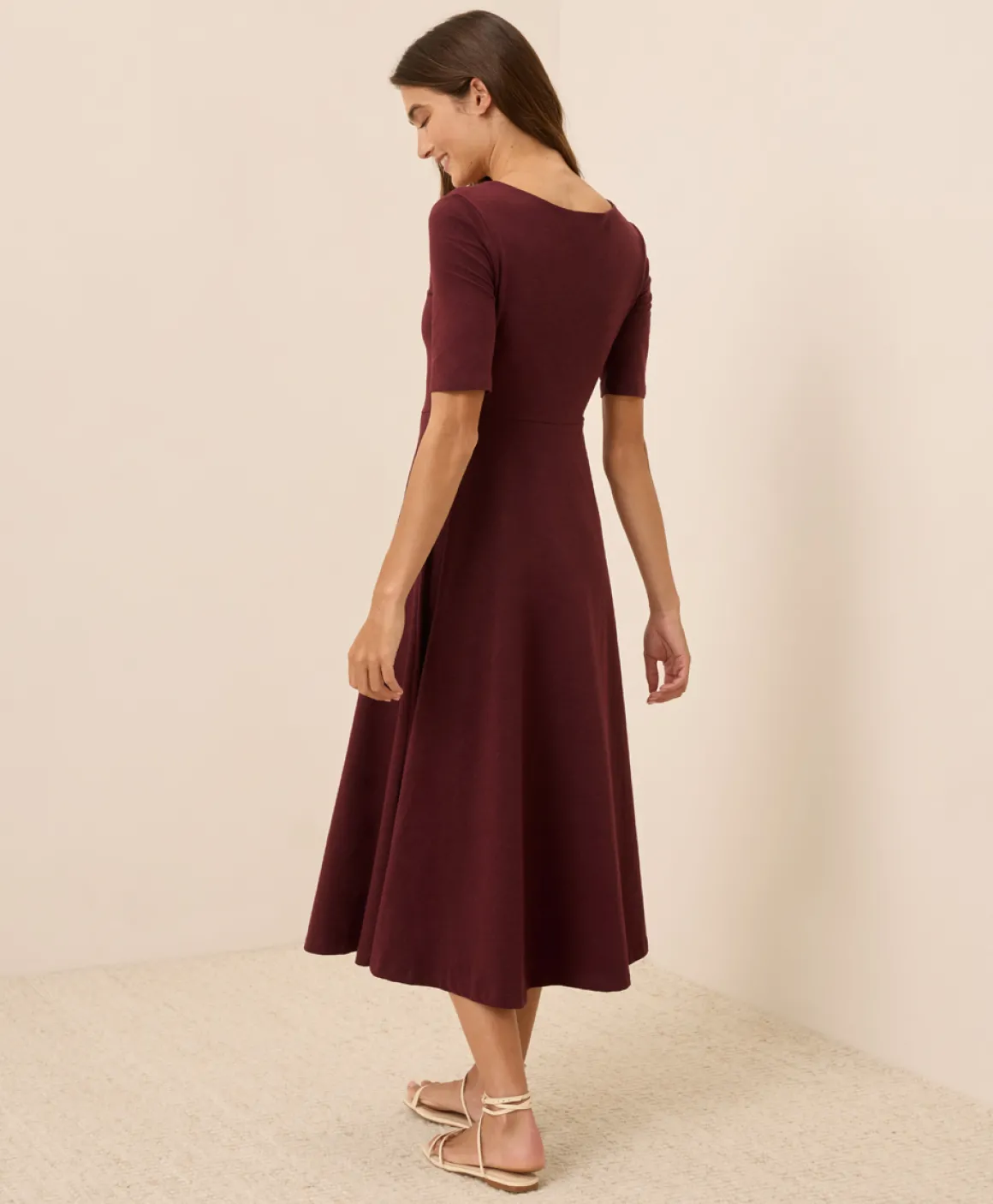Organic Fit & Flare Signature Scoop Dress