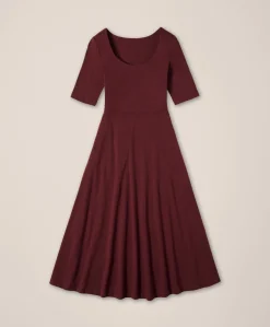 Organic Fit & Flare Signature Scoop Dress