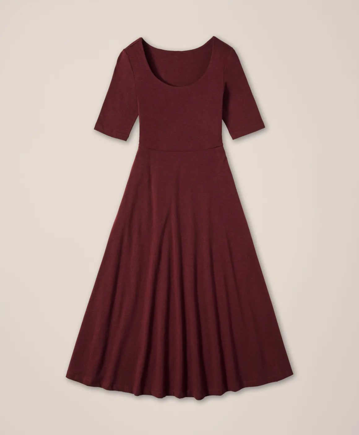 Organic Fit & Flare Signature Scoop Dress