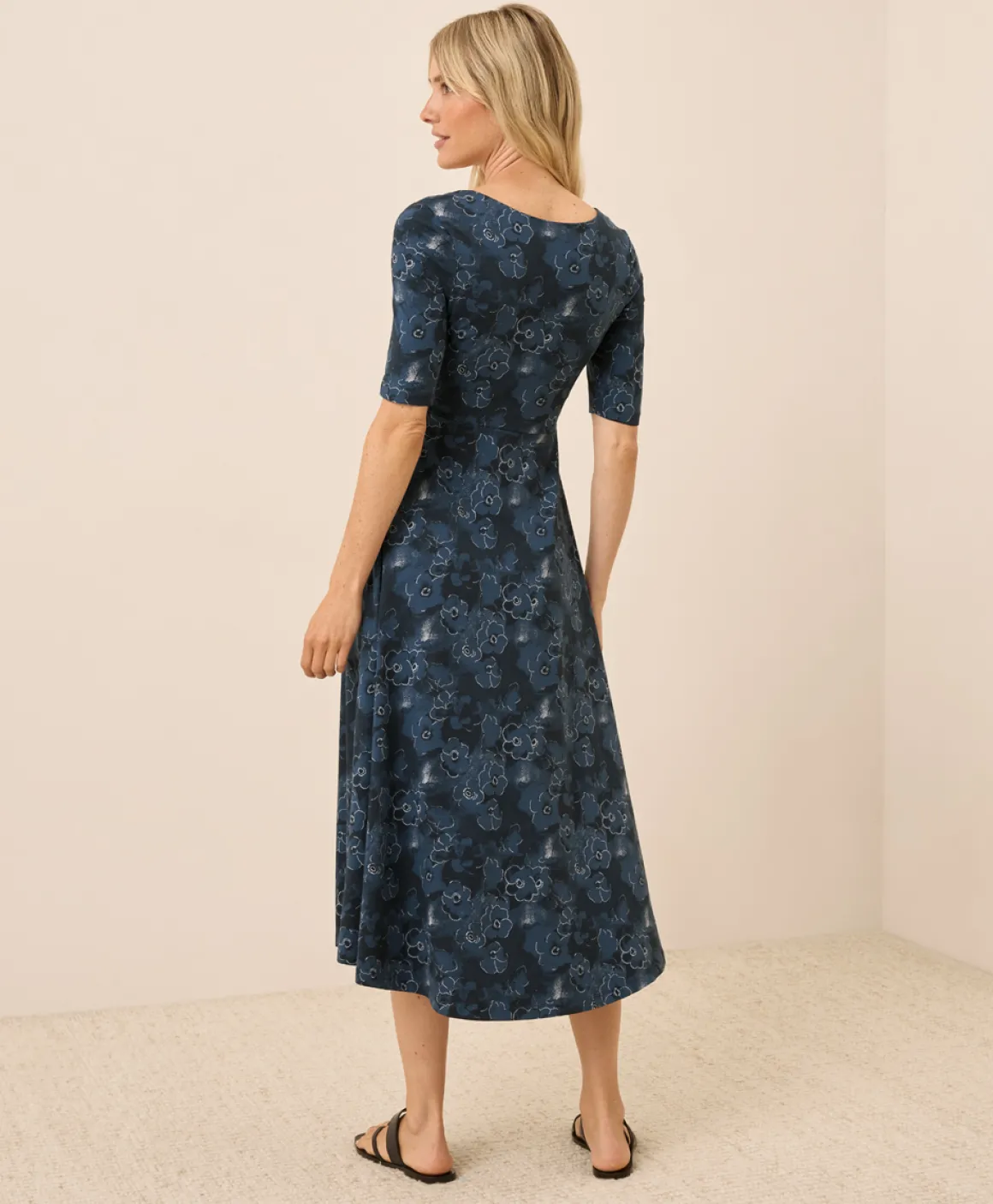 Organic Fit & Flare Signature Scoop Dress