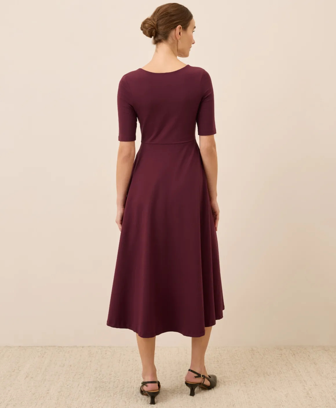 Organic Fit & Flare Signature Scoop Dress
