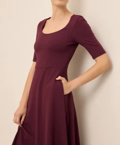 Organic Fit & Flare Signature Scoop Dress