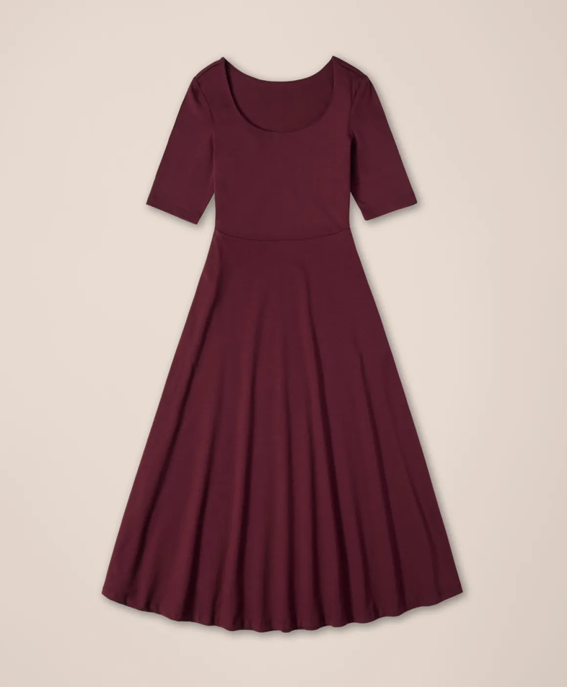 Organic Fit & Flare Signature Scoop Dress