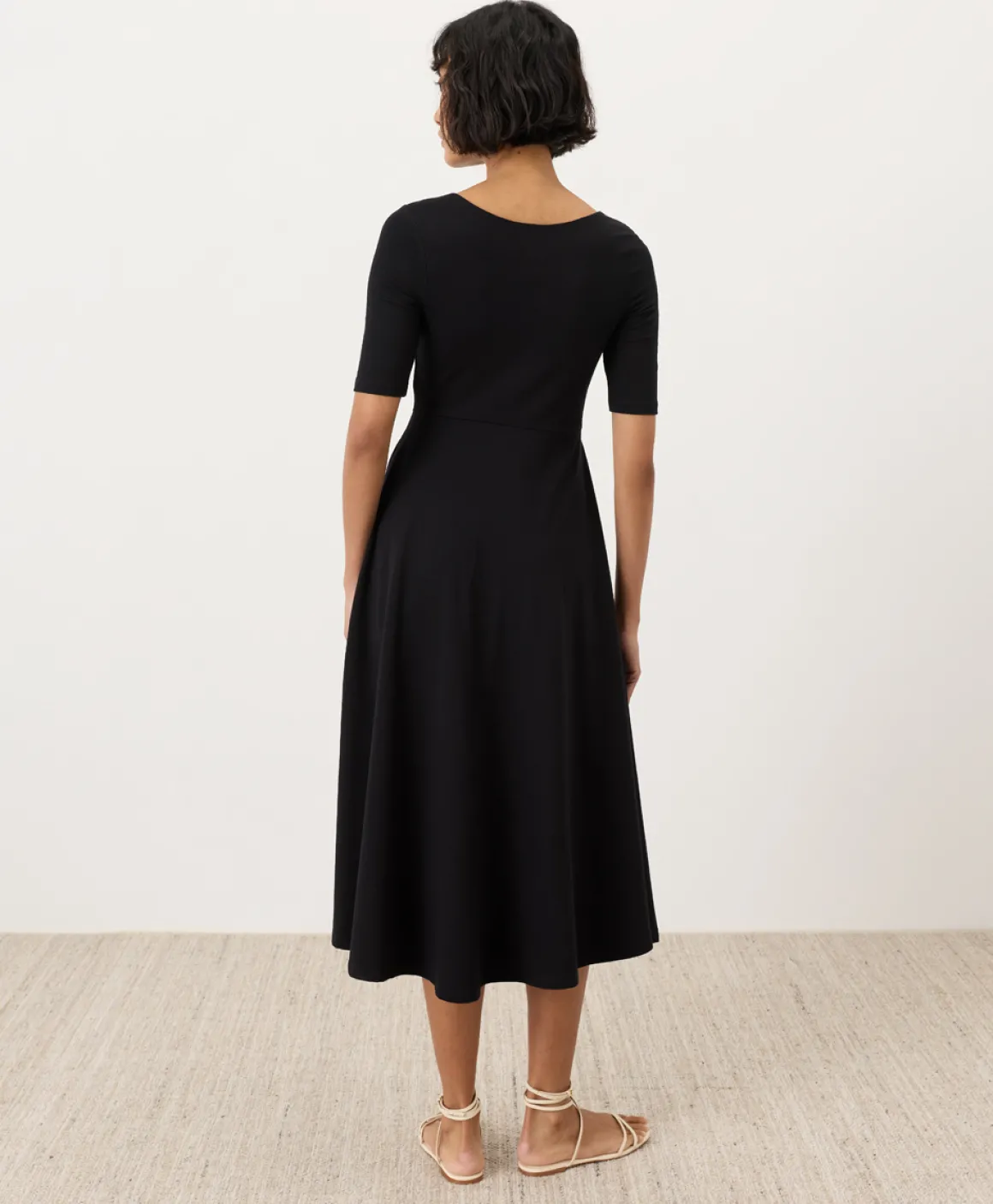 Organic Fit & Flare Signature Scoop Dress