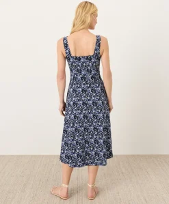 Organic Fit & Flare Square Neck Dress