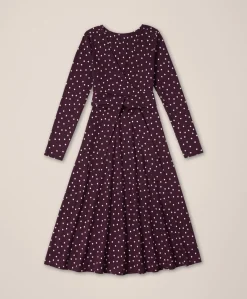 Organic Fit & Flare Wrap Dress