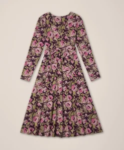 Organic Fit & Flare Wrap Dress