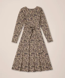 Organic Fit & Flare Wrap Dress